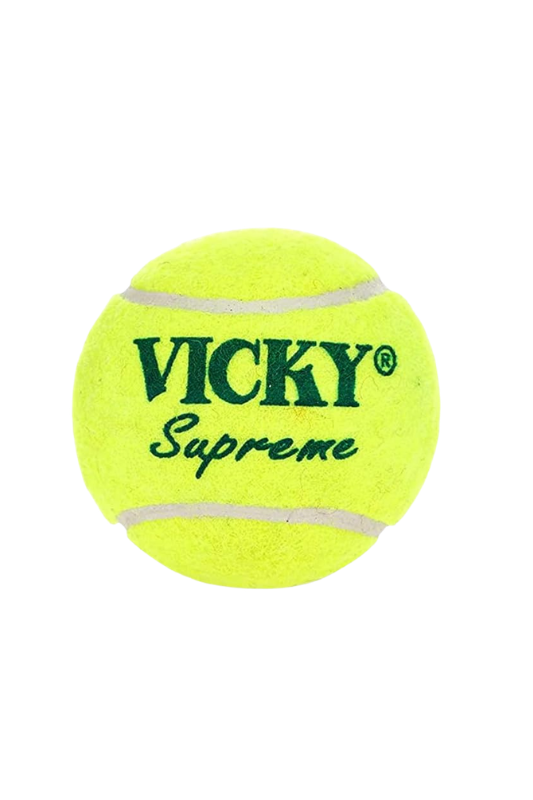 Vicky Supreme Dual Colour Tennis/Cricket Ball – Durable & Multipurpose (Pack of 3)