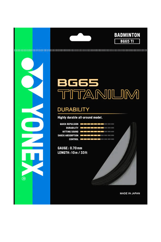 Yonex BG65 Titanium Badminton String(Assorted)