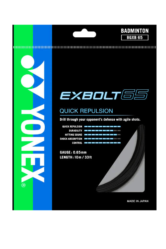 Yonex EXBOLT 65 Badminton String(Assorted)